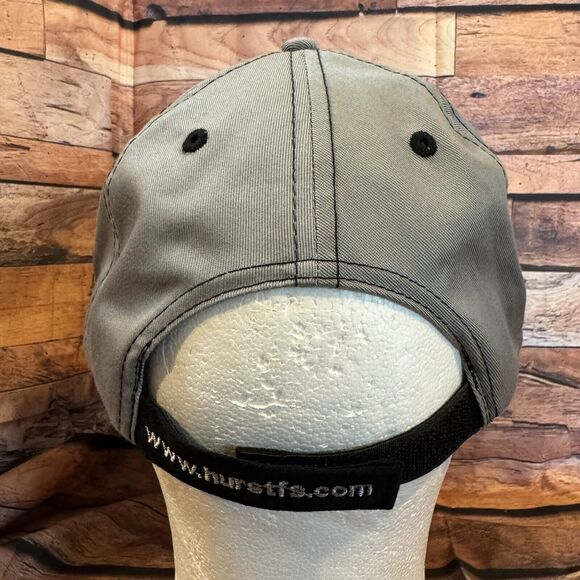 Hurst Farm Supply HFS Hat Cap Grey Adjustable Strap Back Farm Equipment Texas Ag - Picture 3 of 7